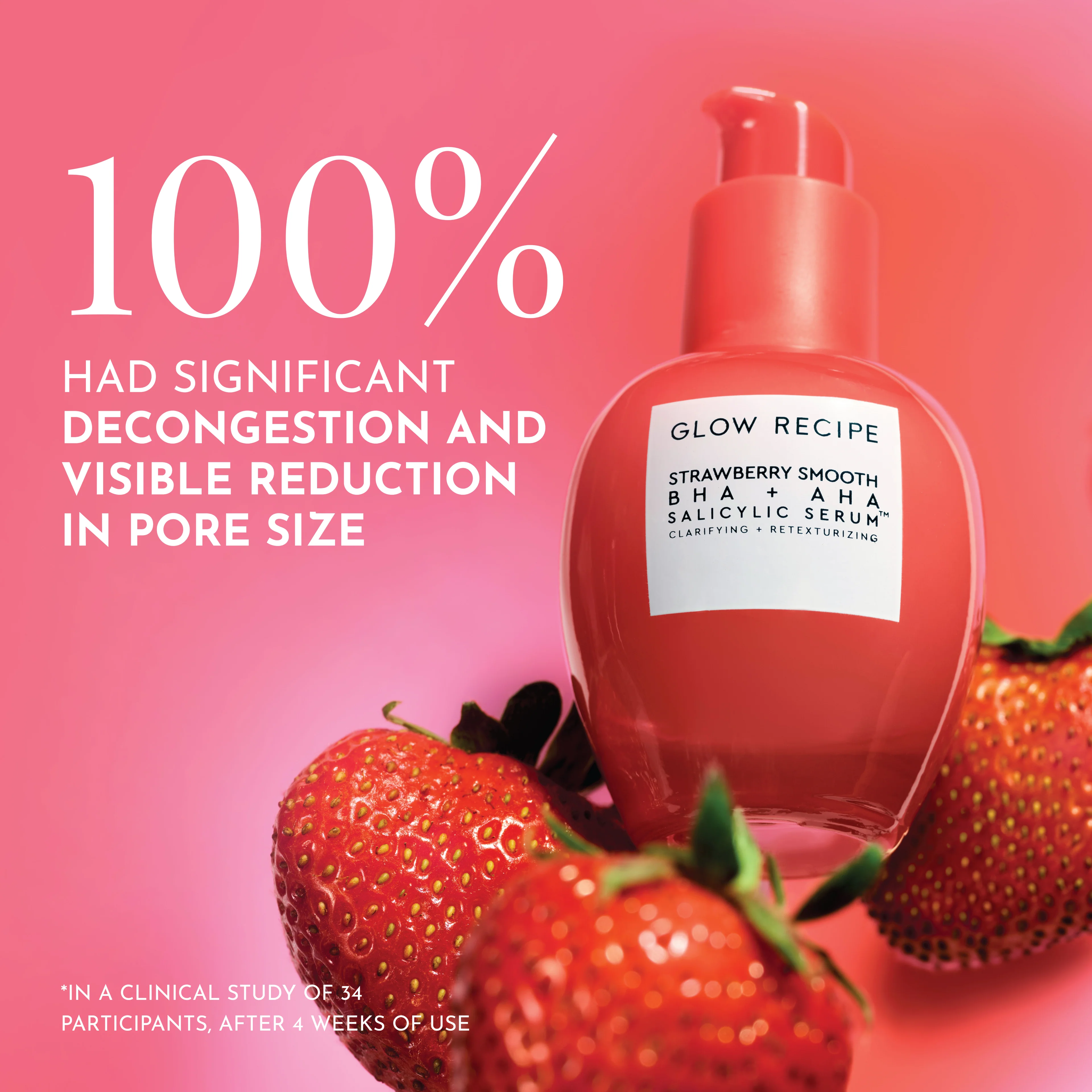 Strawberry Smooth BHA+AHA Salicylic Serum - Image 3